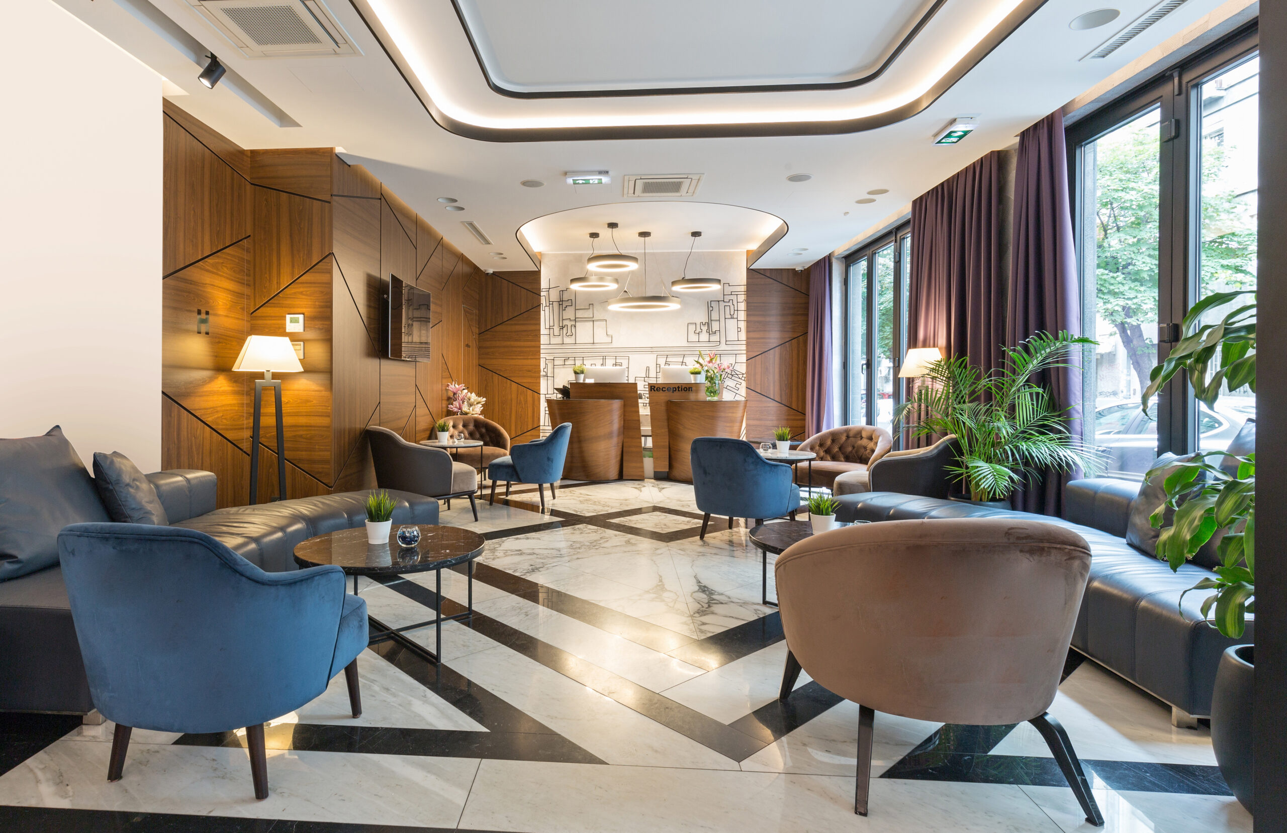agencement-hotel-reception